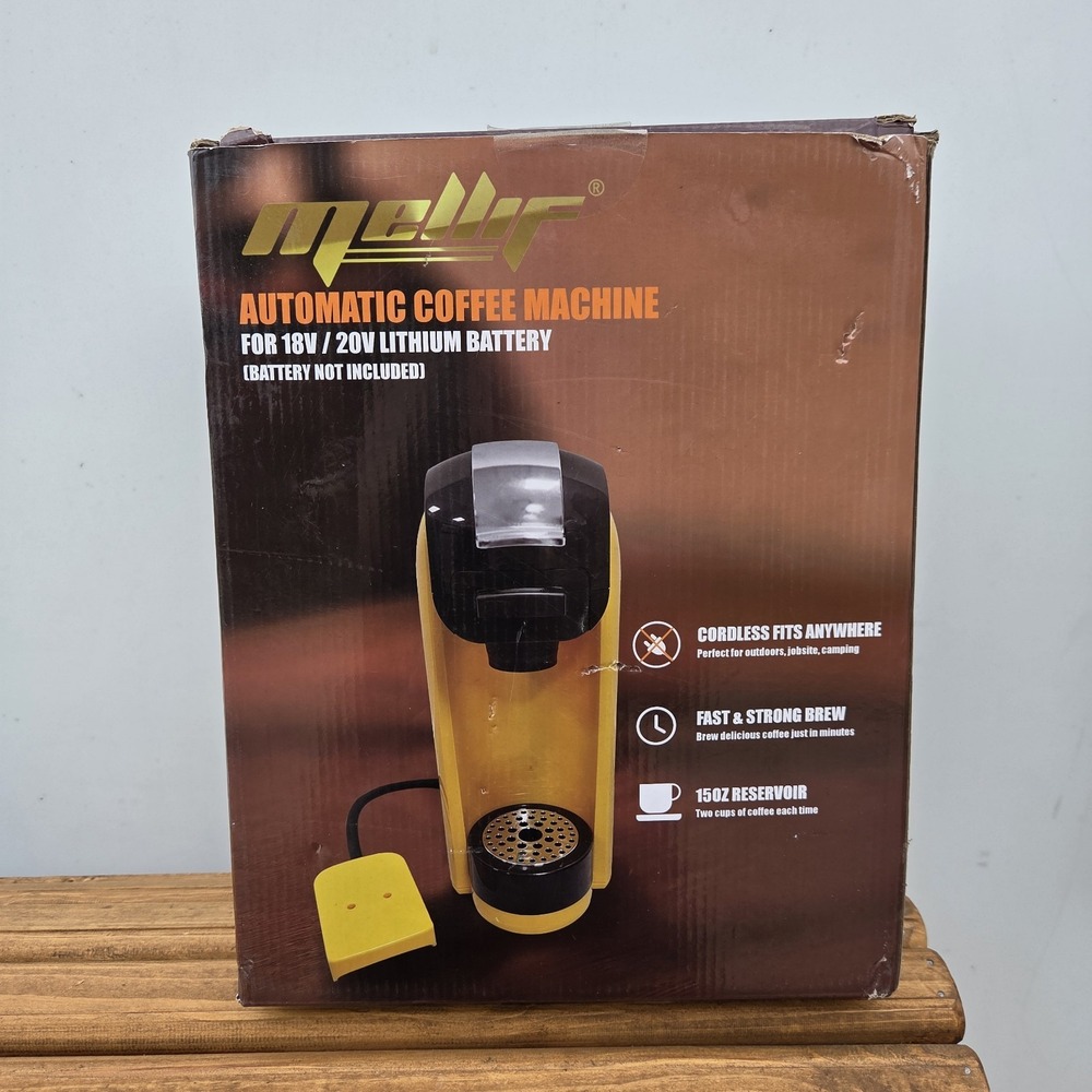 Mellif Automatic Coffee Machine 18v Battery Powered NO BATTERY - Picture 6 of 7